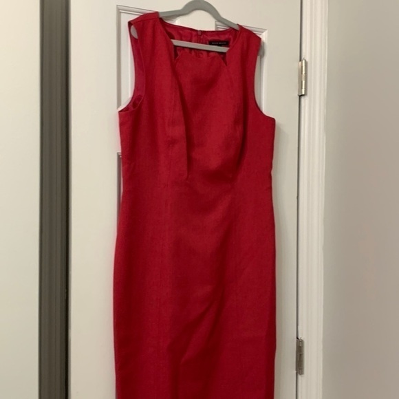 David Meister Raspberry dress. Like brand new. Size 10 fully lined. - Picture 1 of 7